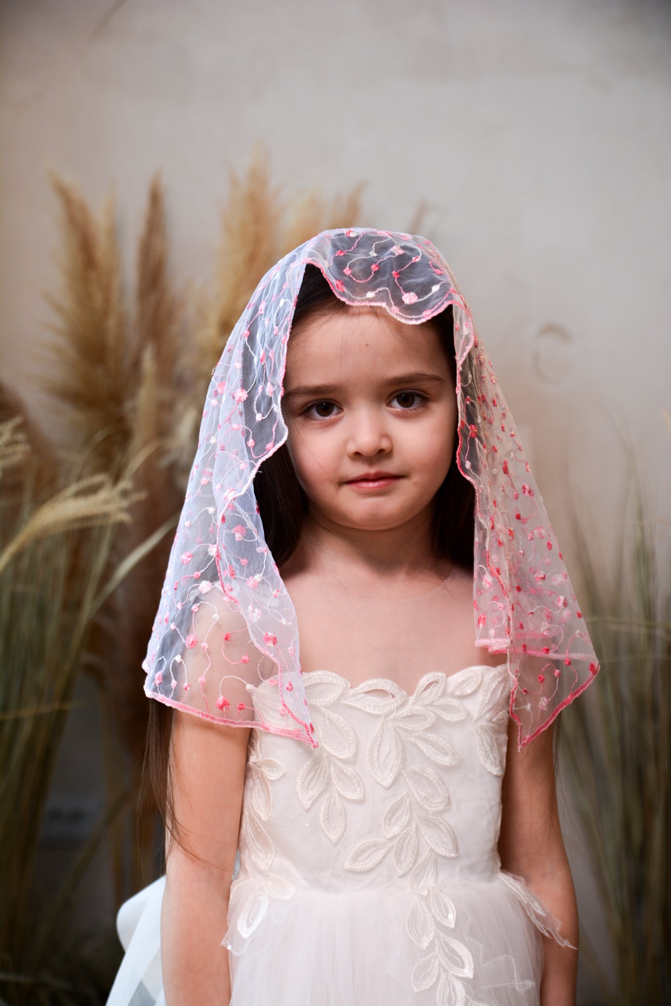 CHILD PINK VEIL