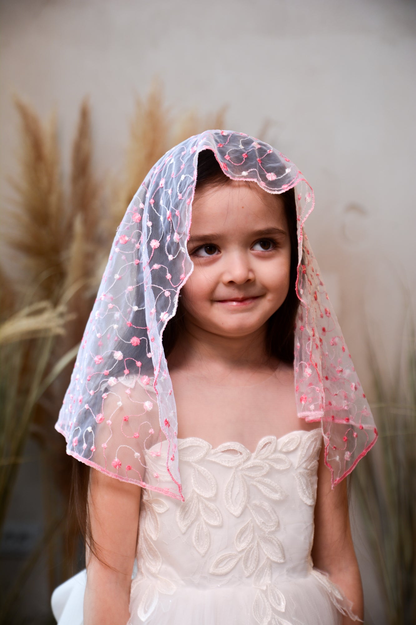 CHILD PINK VEIL