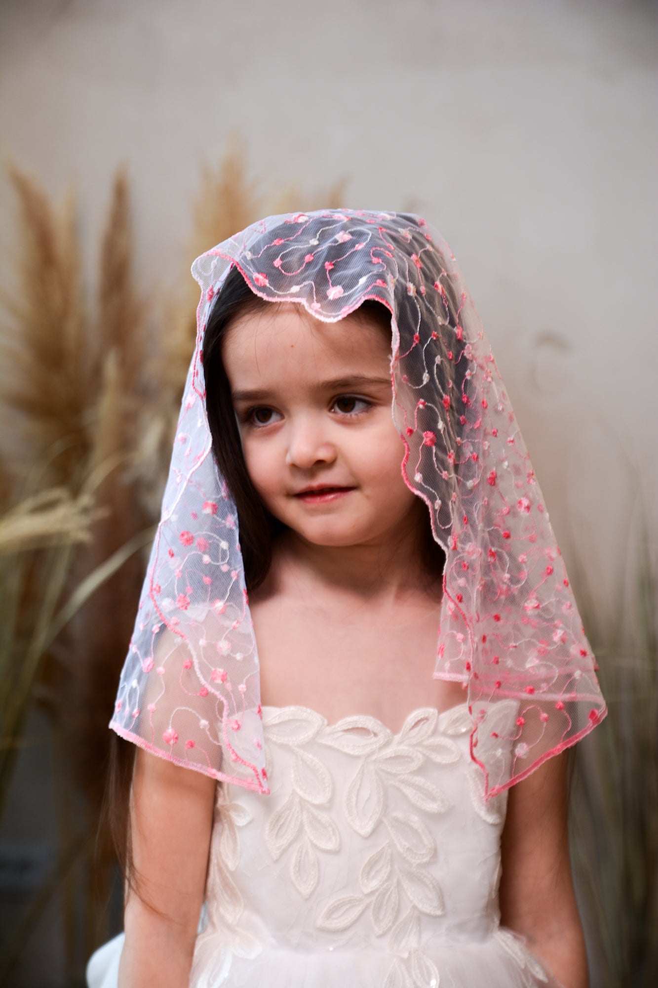 CHILD PINK VEIL