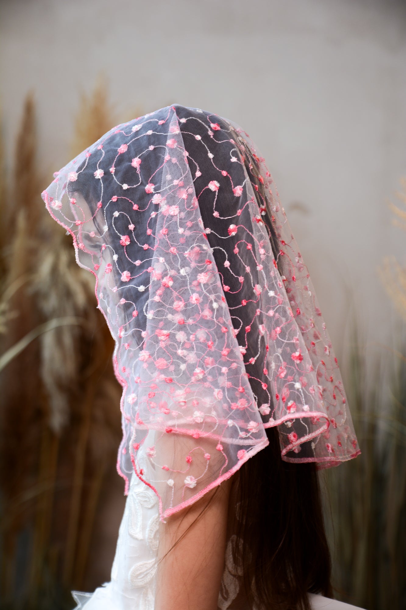 CHILD PINK VEIL