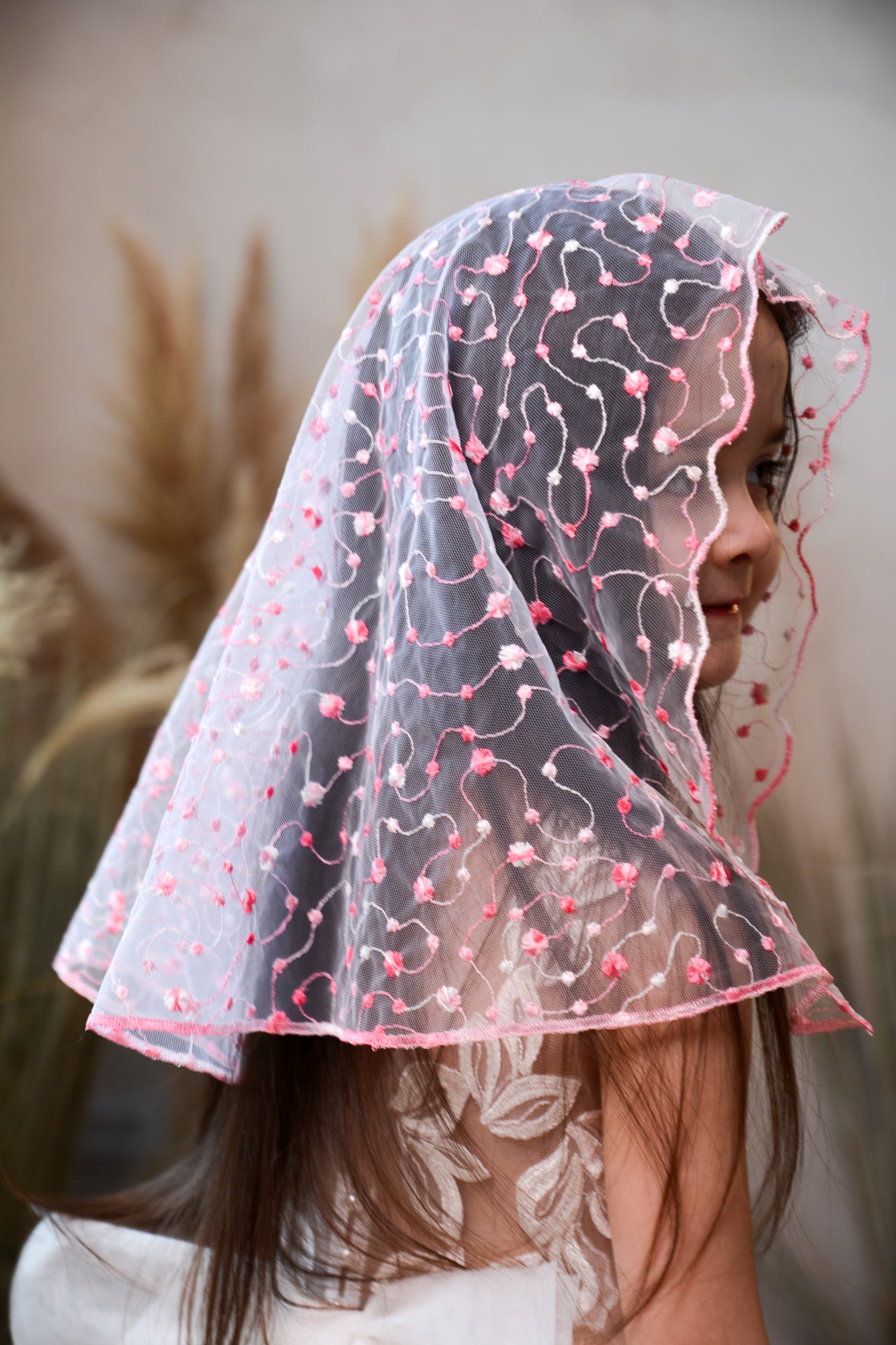 CHILD PINK VEIL