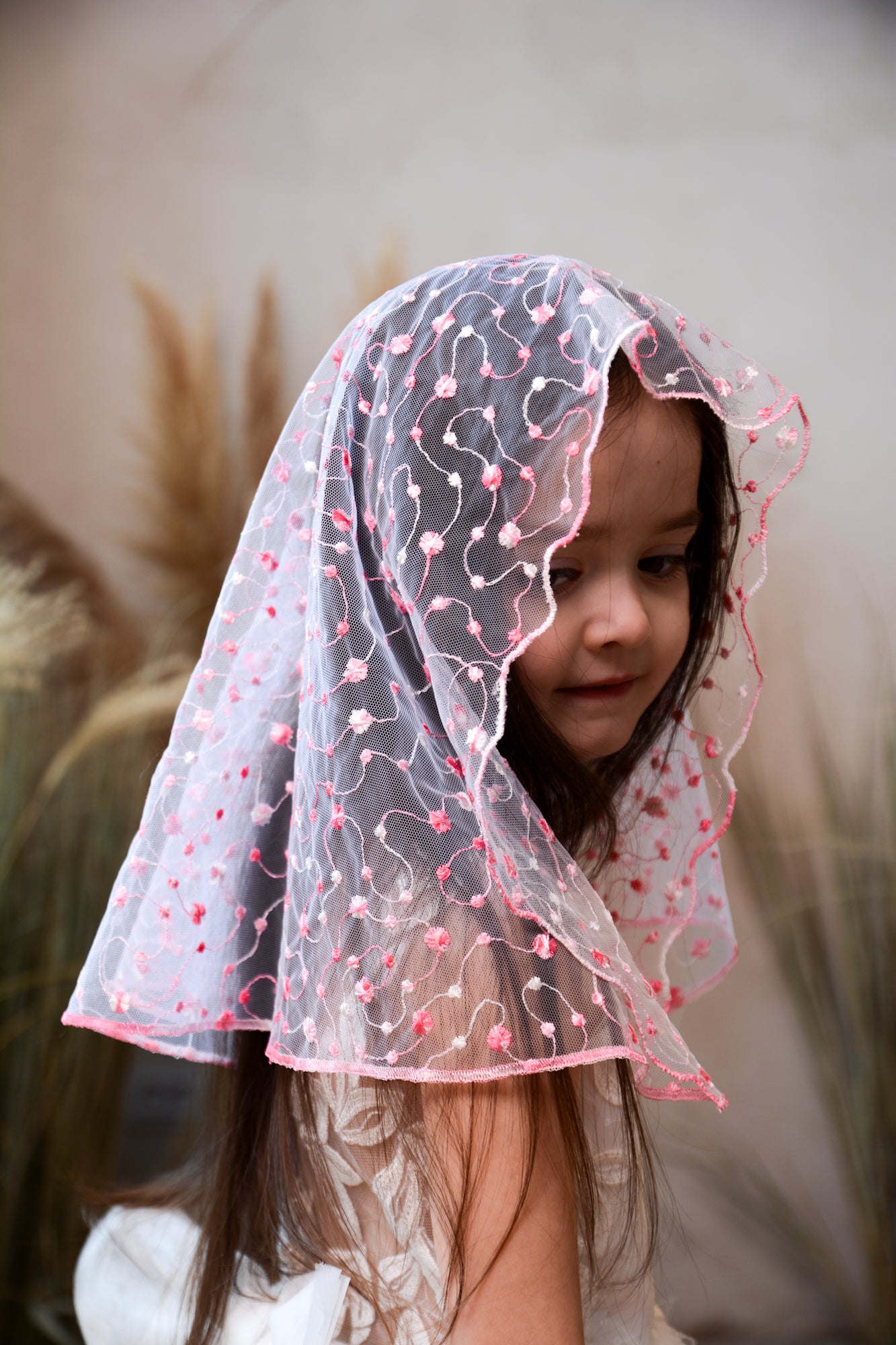 CHILD PINK VEIL