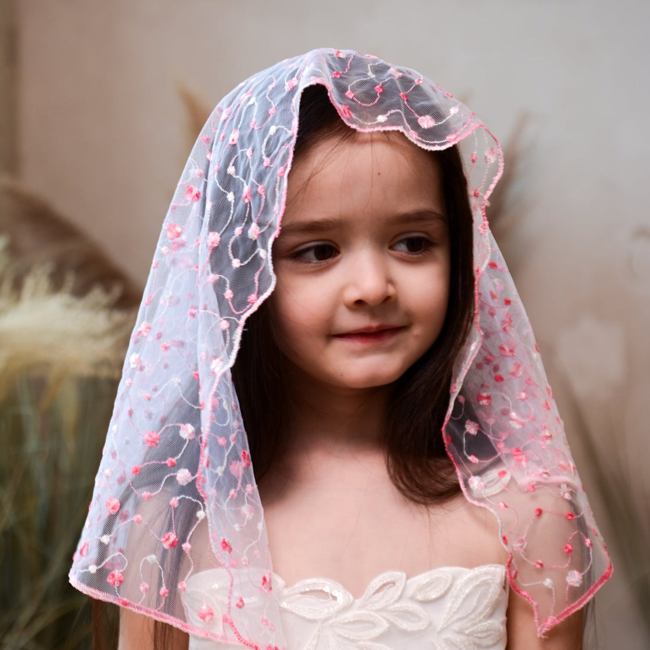 CHILD PINK VEIL