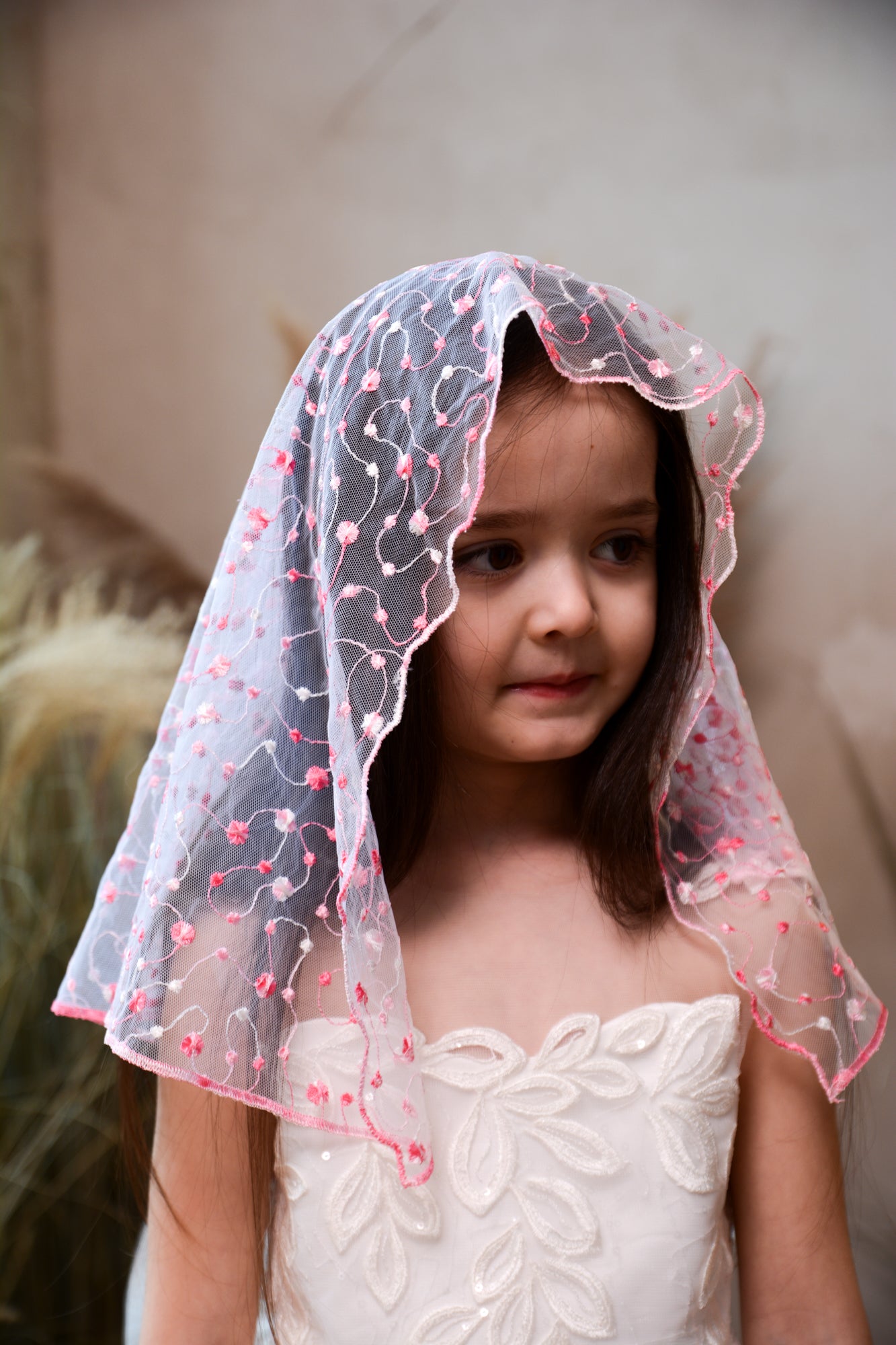 CHILD PINK VEIL