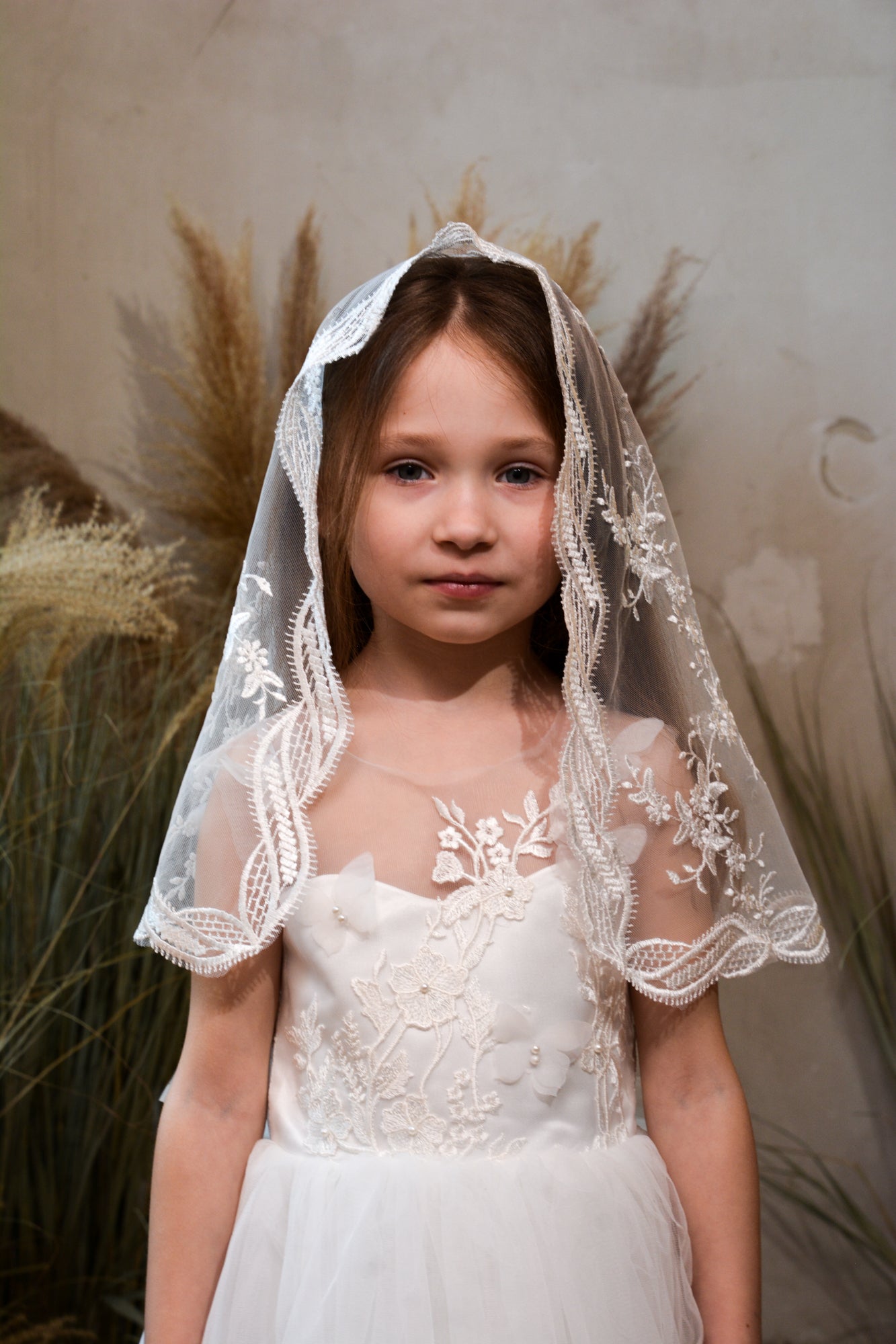 CHILD IVORY VEIL