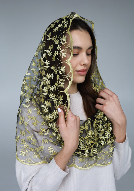 YELLOW INFINITY MANTILLA