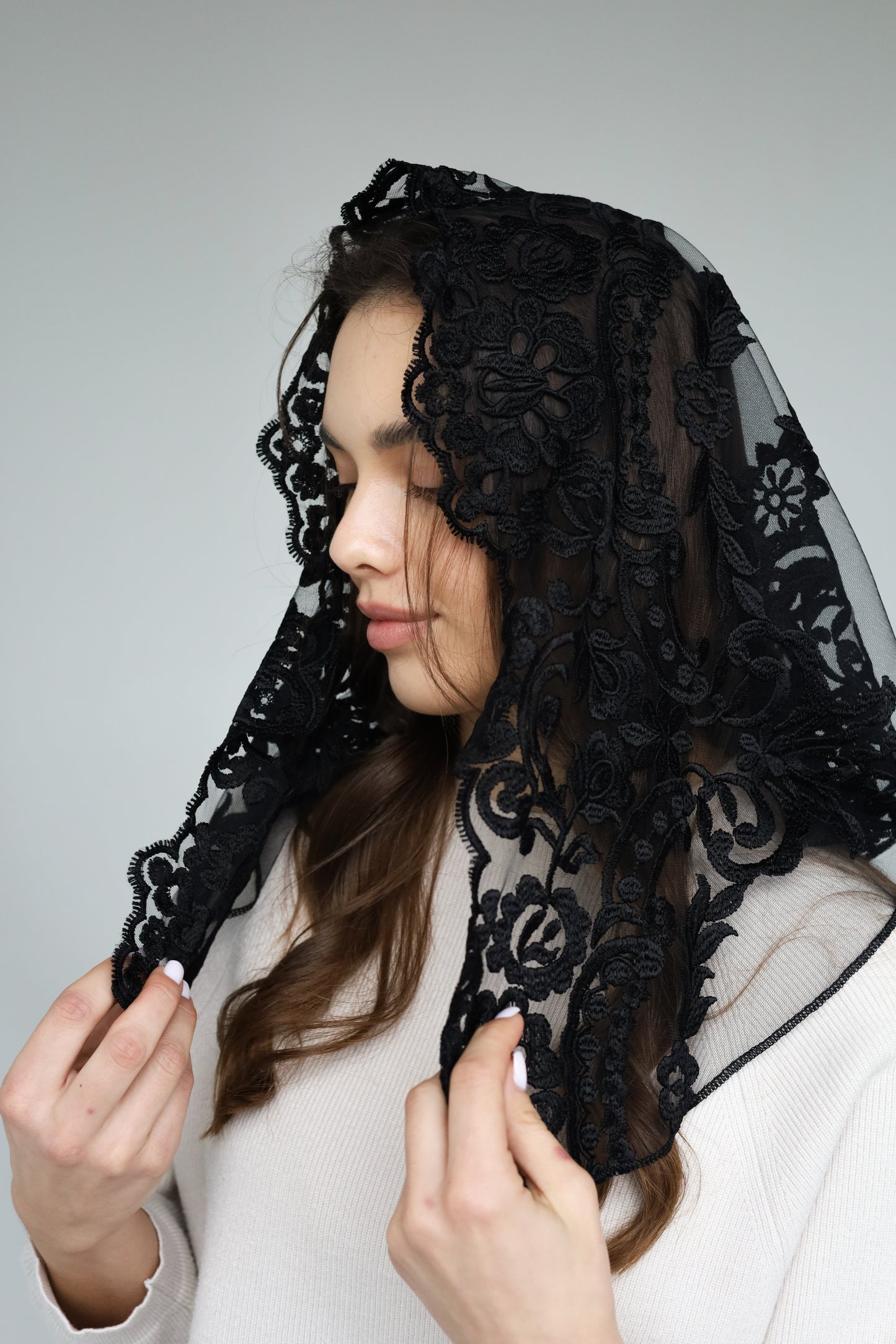 BLACK SHORT VEIL