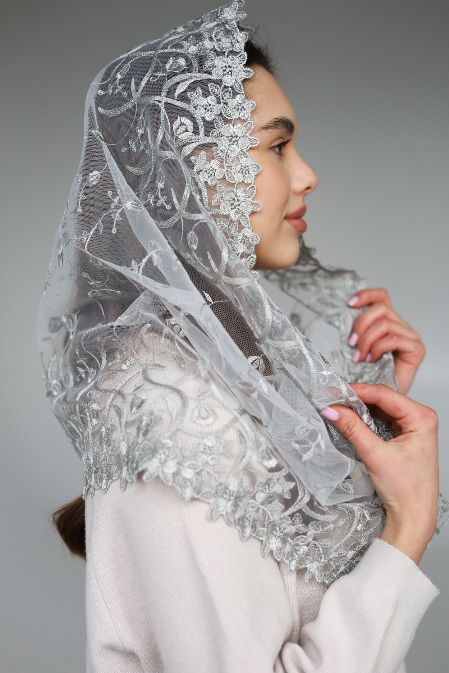 GREY INFINITY VEIL