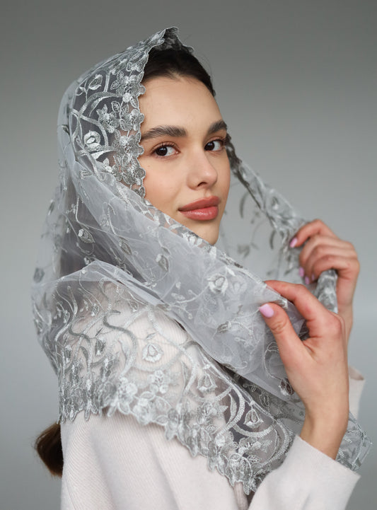 GREY INFINITY VEIL