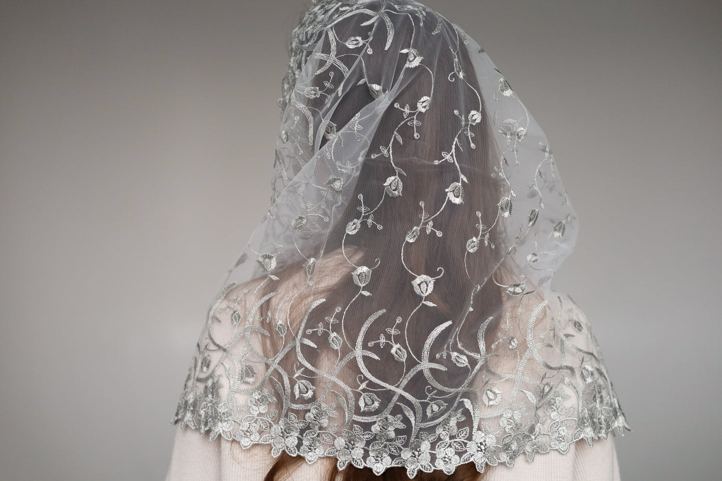 GREY INFINITY VEIL