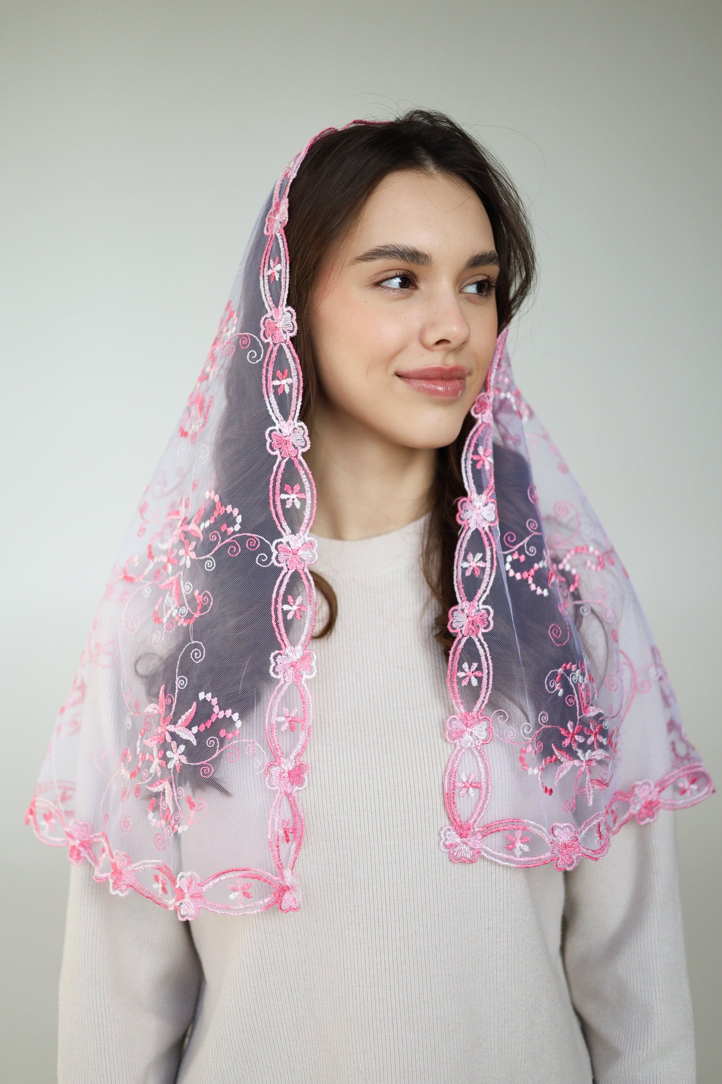 GRADIENT PINK VEIL