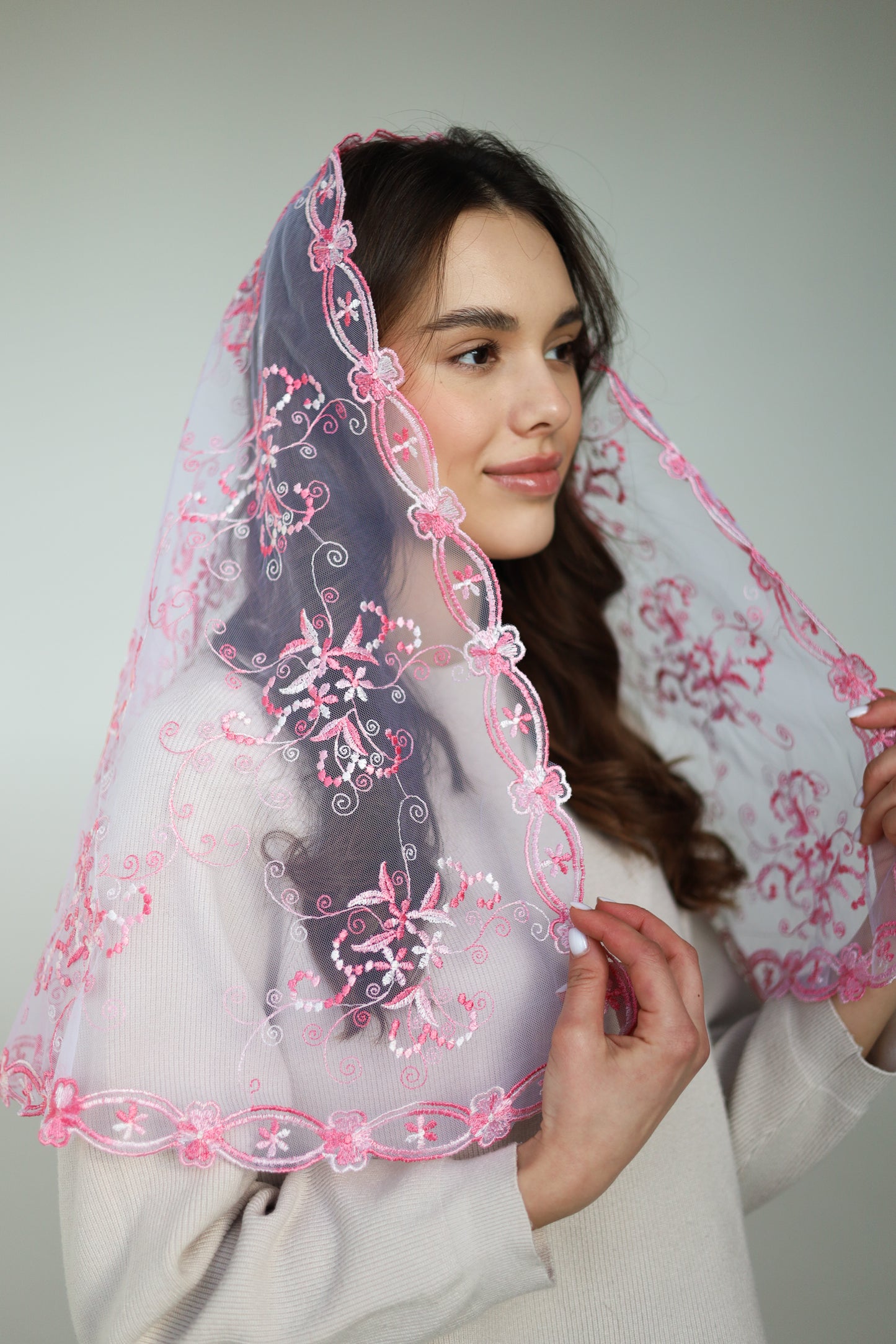 GRADIENT PINK VEIL