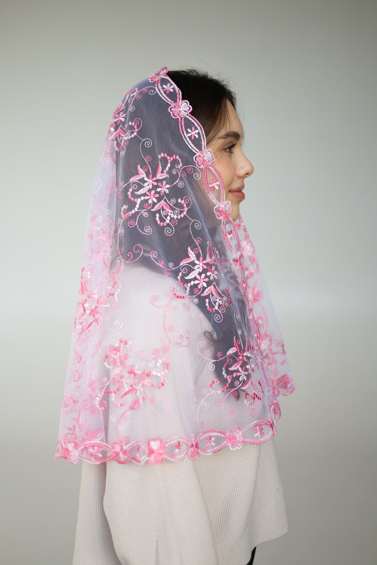 GRADIENT PINK VEIL