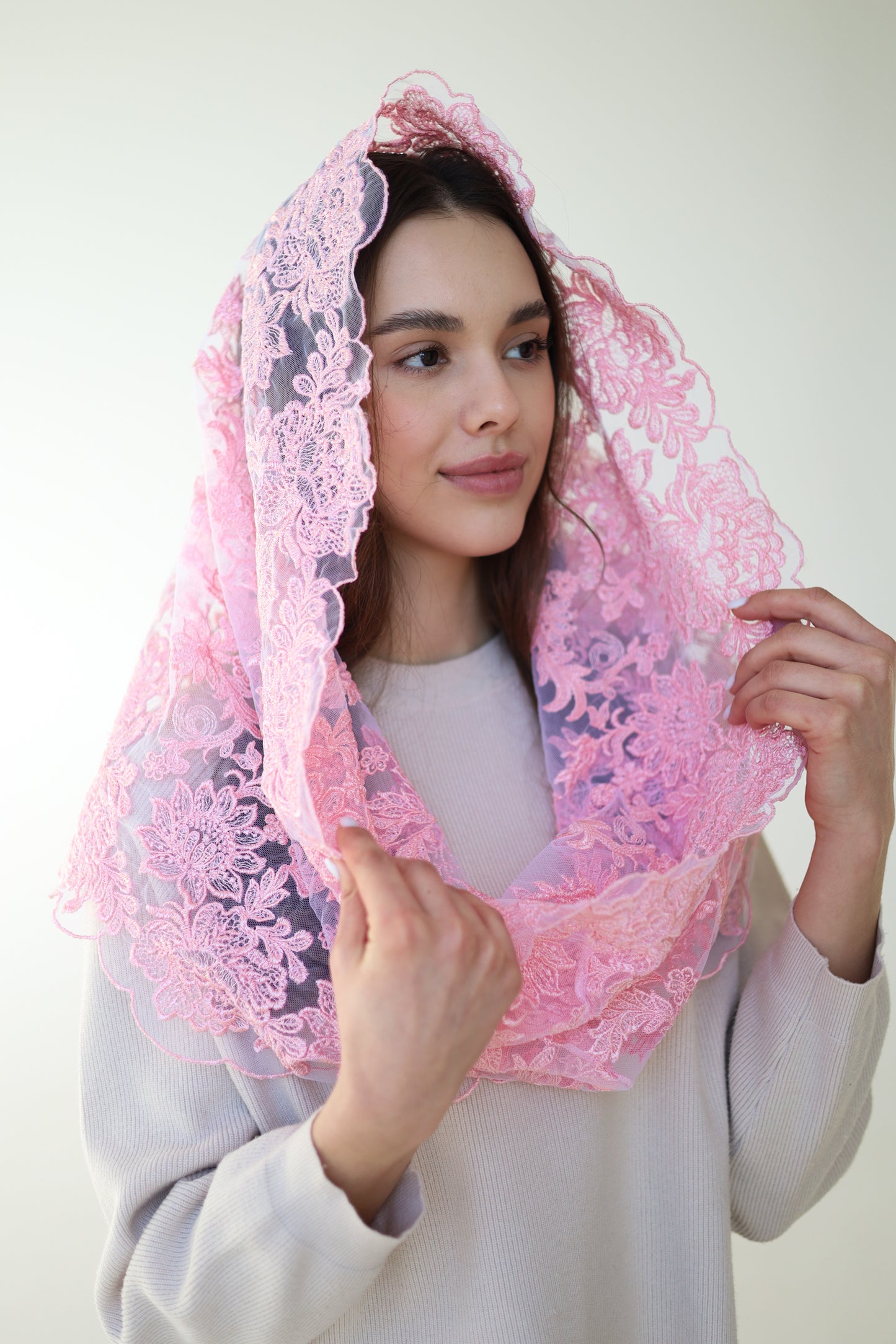 PINK CHAPEL VEIL