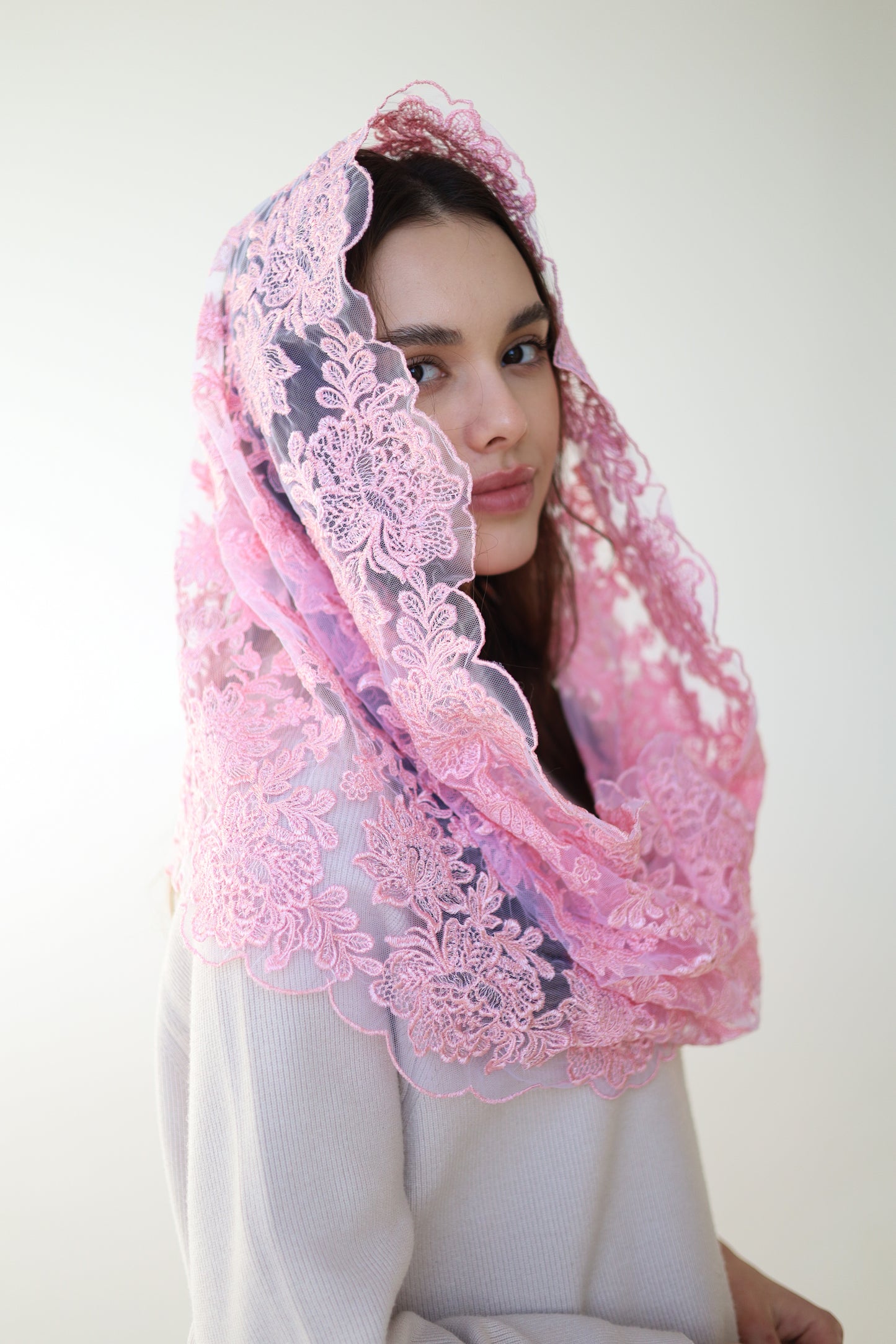 PINK CHAPEL VEIL