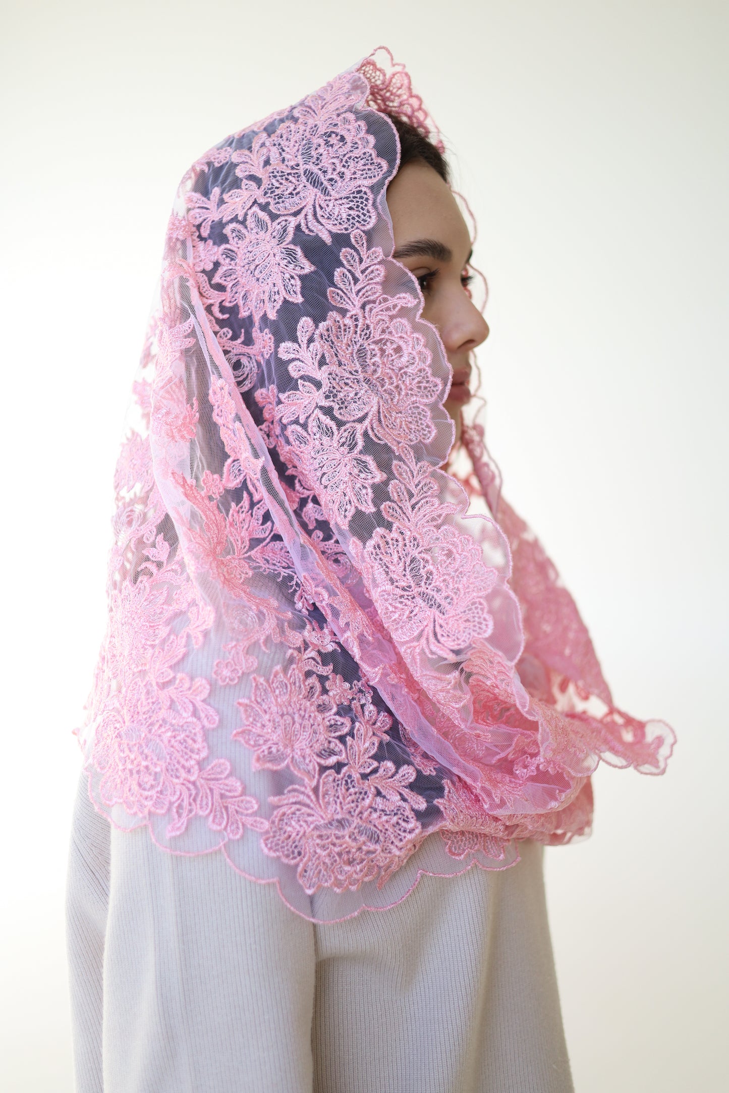 PINK CHAPEL VEIL