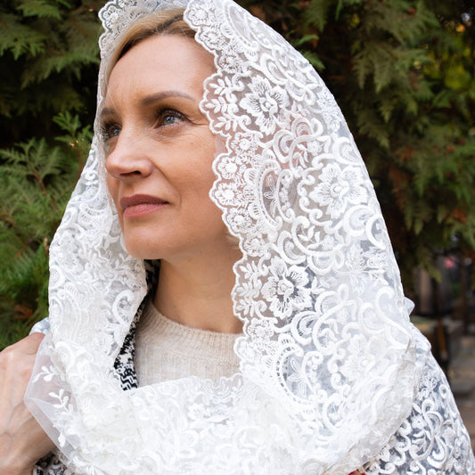 NEW!! Infinity Ivory Mantilla - MariaVeils